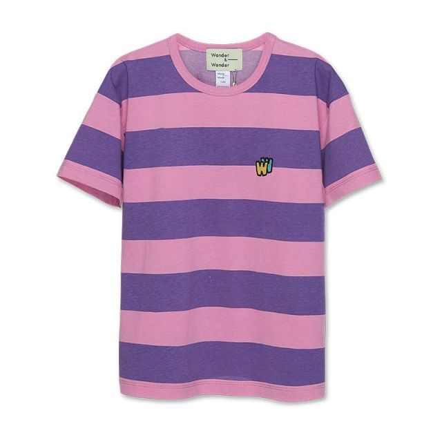Shirt bold stripe | Lilac stripe | Wander & Wonder
