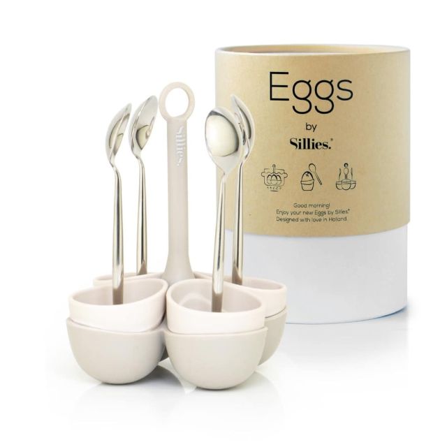 Eggs beige | Eieren koken | Sillies
