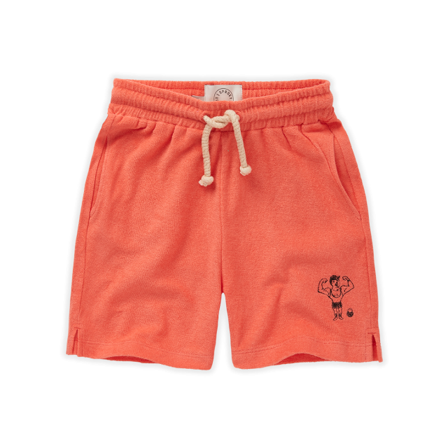 Short Terry | Strong man | Coral | Sproet & Sprout