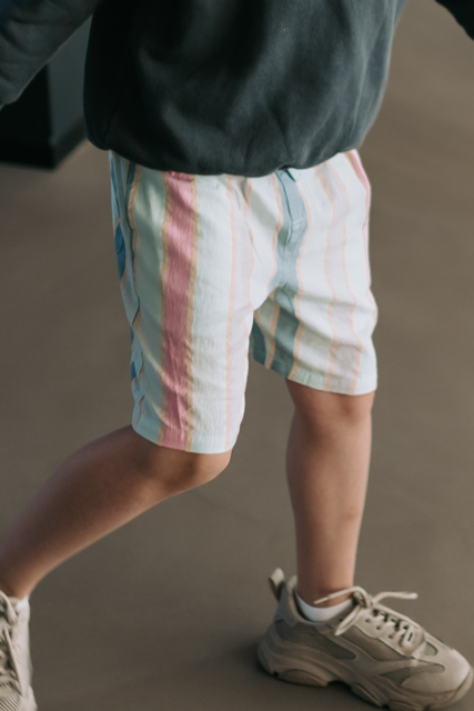 Short Kai | Multicolour stripe mint | Jenest