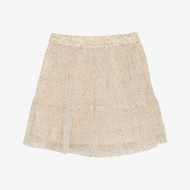 Skirt gold tulle | Eggnog | HUTTEliHUT