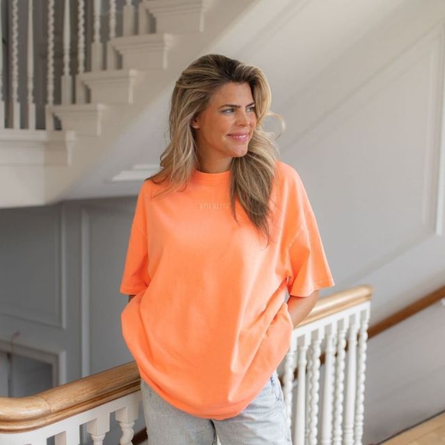 T-shirt Garment | Dyed oversized orange | Stieglitz