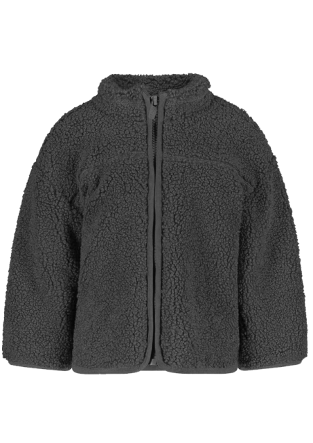 Teddy jacket | Dark grey