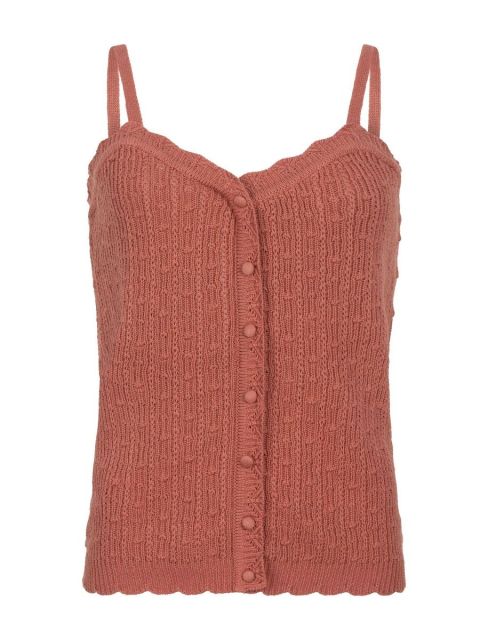 Top Kathleen | Knitted rust | Ydence