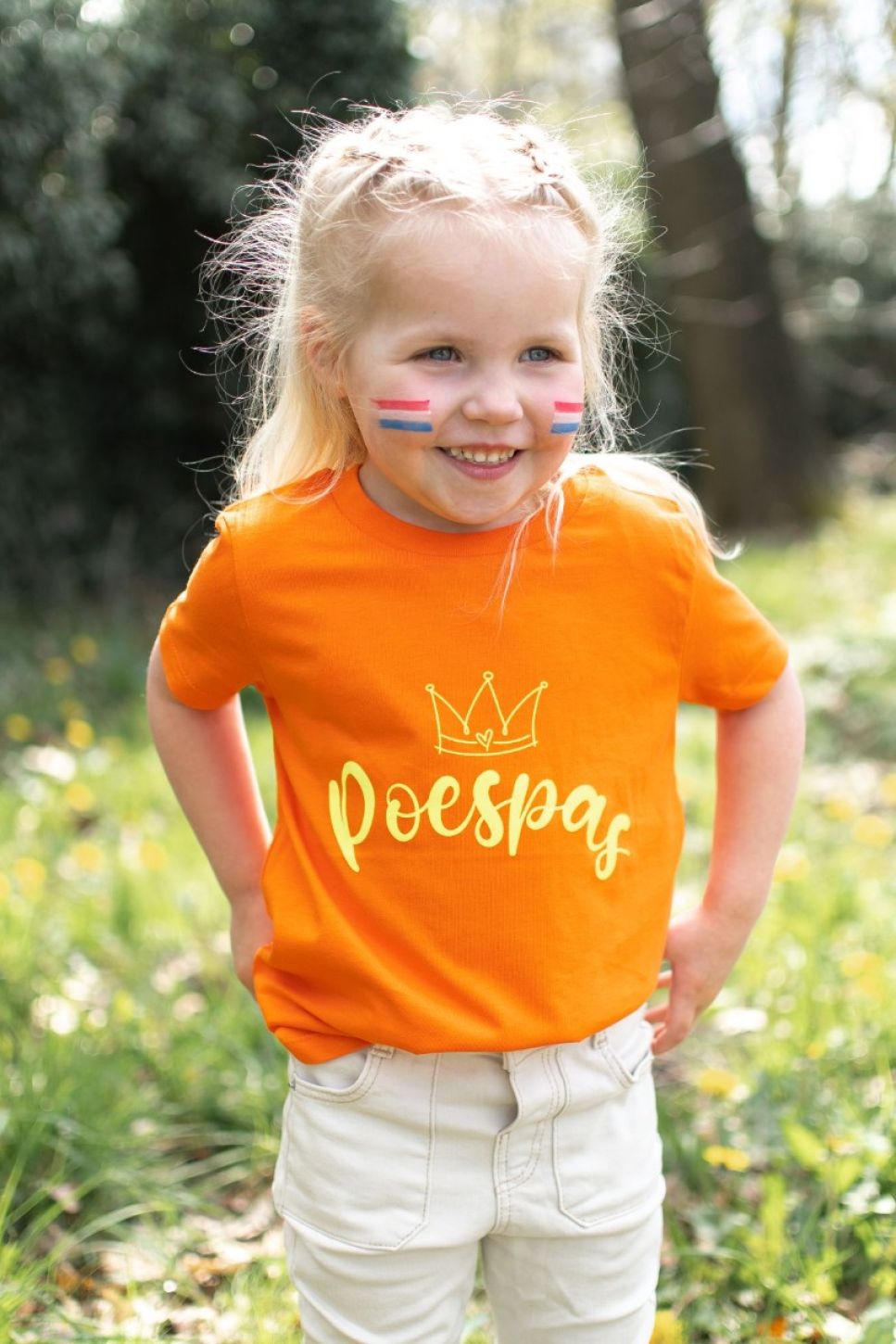 meditatie Aziatisch Lot Shop Koningsdag shirt | Oranje | Kids bij Poespas